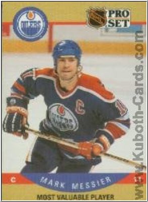 NHL 1990-91 Pro Set - No 397 - Mark Messier