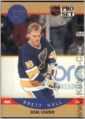 NHL 1990-91 Pro Set - No 395 - Brett Hull