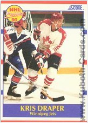 NHL 1990-91 Score - No 404 - Kris Draper