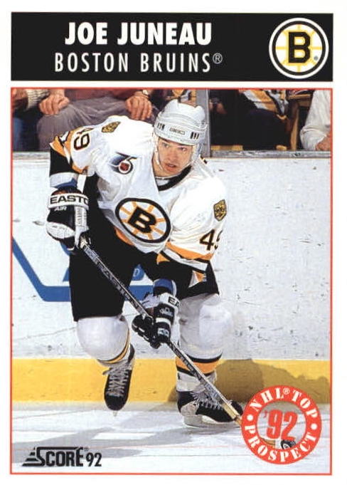 NHL 1992/93 Score - No 453 - Joe Junneau
