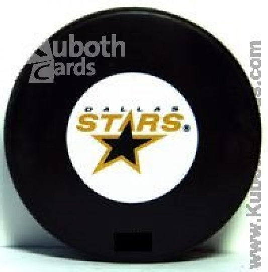 NHL Autograph Logo Souvenir Puck - Dallas Stars