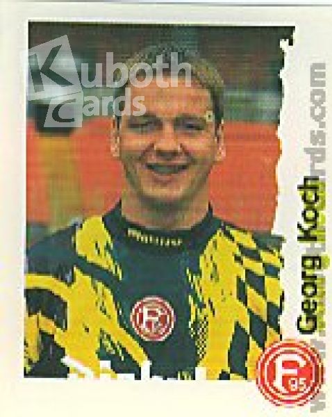 Fussball 1996 / 97 Bundesliga Panini - No 72 - Georg Koch