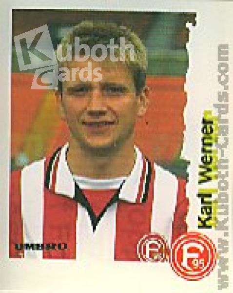 Fussball 1996 / 97 Bundesliga Panini - No 77 - Karl Werner