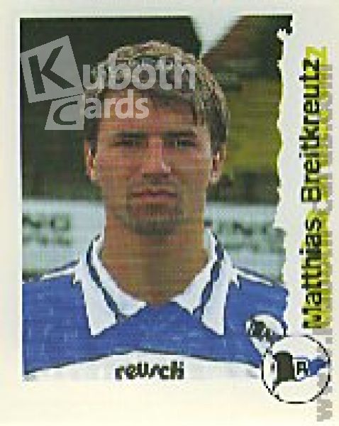 Fussball 1996 / 97 Bundesliga Panini - No 13 - M. Breitkreutz