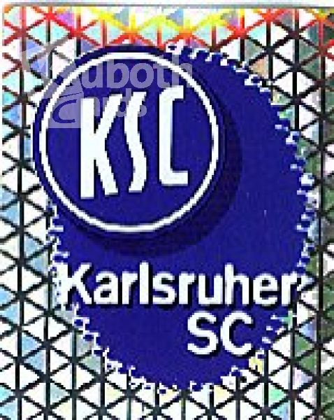 Fussball 1996 / 97 Bundesliga Panini - No 110 - Logo Karlsruhe