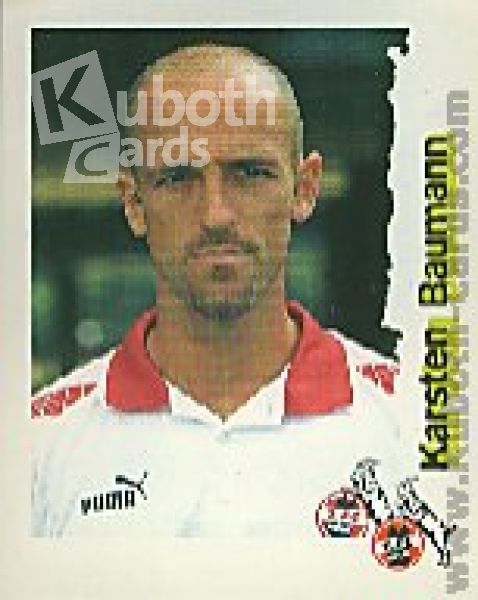 Fussball 1996 / 97 Bundesliga Panini - No 125 - Karsten Baumann