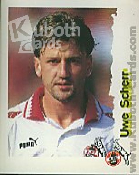 Fussball 1996 / 97 Bundesliga Panini - No 126 - Uwe Scherr