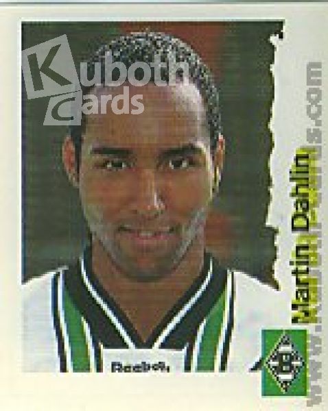 Fussball 1996 / 97 Bundesliga Panini - No 158 - Martin Dahlin