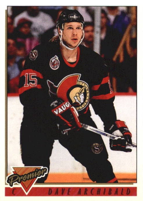 NHL 1993-94 OPC Premier - No 458 - Dave Archibald