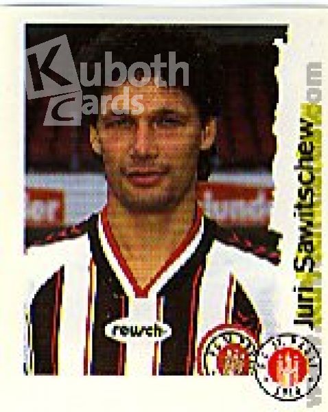 Fussball 1996 / 97 Bundesliga Panini - No 197 - Juri Sawitschew