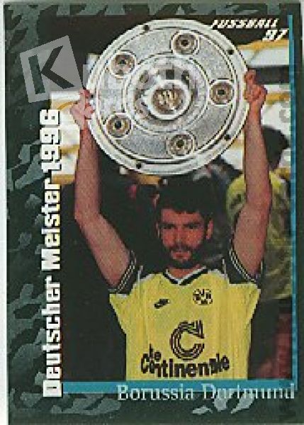 Fussball 1997 Panini - No 1 - Deutscher Meister BvB 09