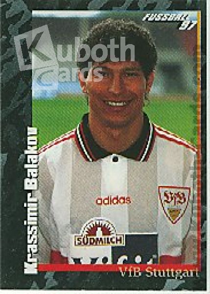 Football 1997 Panini - No 255 - Krassimir Balakov