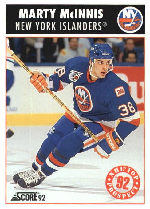 NHL 1992/93 Score - No 465 - Marty McInnis