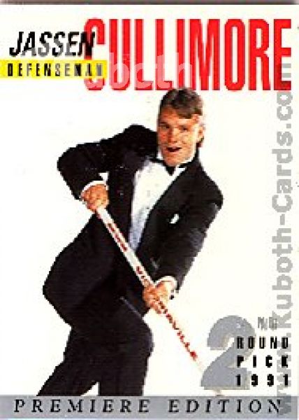 NHL 1991 Arena American Hockey Draft Pick Set - No. 22 - Jassen Cullimore