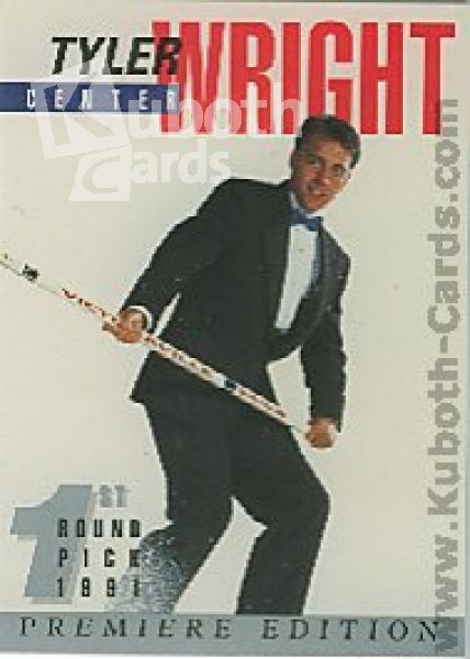 NHL 1991 Arena American Hockey Draft Pick Set - No 9 - Tyler Wright