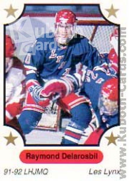 NHL 1991-92 7th Inning Sketch QMJHL - No 155 - Raymond Delarosbil