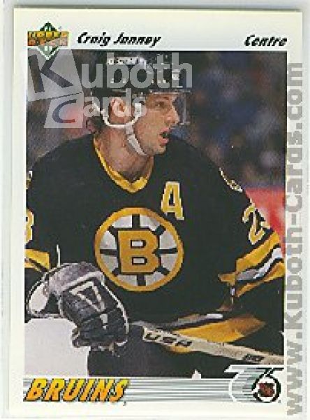 NHL 1991-92 Upper Deck French - No 128 - Craig Janney