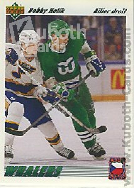 NHL 1991-92 Upper Deck Euro-Stars French - No E3 - Bobby Holik