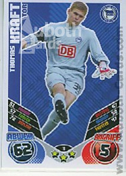 Fussball 2011 / 12 Topps Match Attax - No 19 - Thomas Kraft
