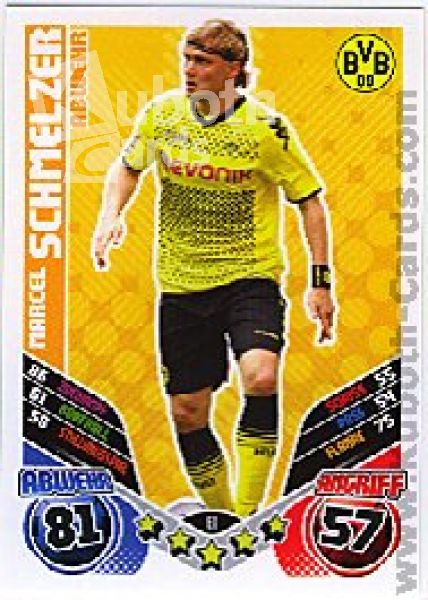 Fussball 2011 / 12 Topps Match Attax - No 61 - Marcel Schmelzer