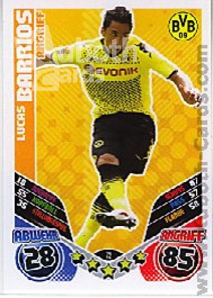 Fussball 2011 / 12 Topps Match Attax - No 72 - Lucas Barrios