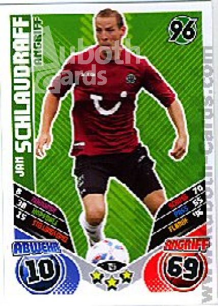 Fussball 2011 / 12 Topps Match Attax - No 125 - Jan Schlaufdraff