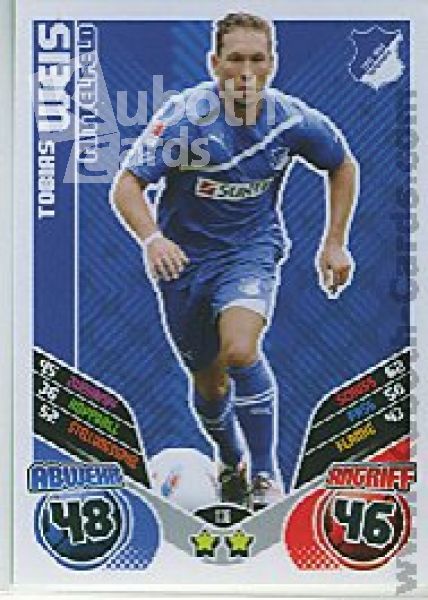 Fussball 2011 / 12 Topps Match Attax - No 136 - Tobias Weis