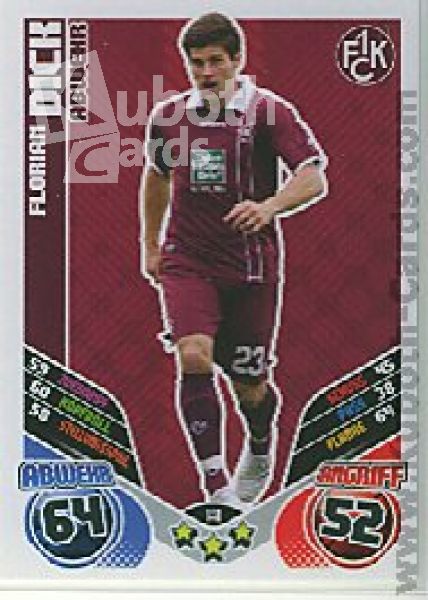 Fussball 2011 / 12 Topps Match Attax - No 148 - Florian Dick
