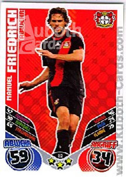 Fussball 2011 / 12 Topps Match Attax - No 183 - Manuel Friedrich