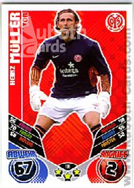 Fussball 2011 / 12 Topps Match Attax - No 199 - Heinz Müller