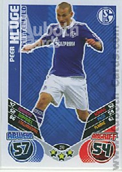 Fussball 2011 / 12 Topps Match Attax - No 279 - Peer Kluge