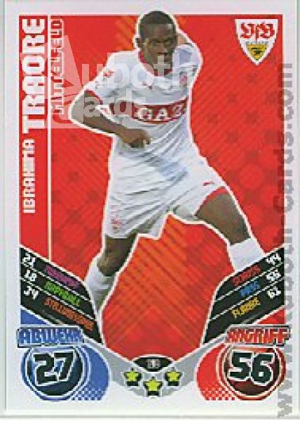 Fussball 2011 / 12 Topps Match Attax - No 299 - Ibrahima Traore