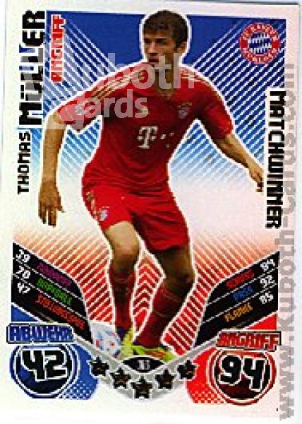Fussball 2011 / 12 Topps Match Attax - No 366 - Thomas Müller