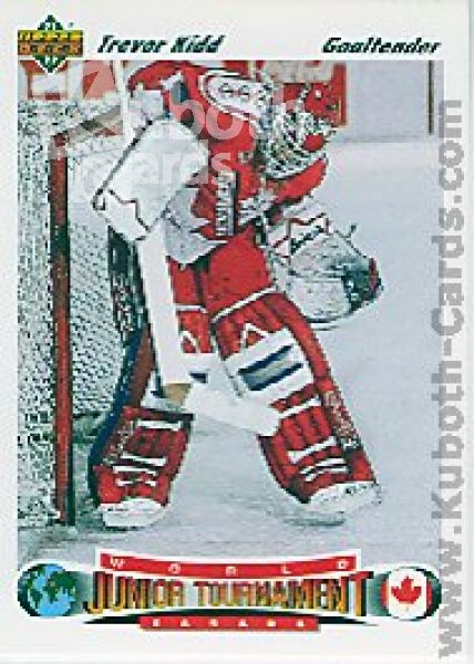 NHL 1991-92 Upper Deck - No 684 - Trevor Kidd