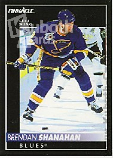 NHL 1992/93 Pinnacle - No. 114 - Brendan Shanahan