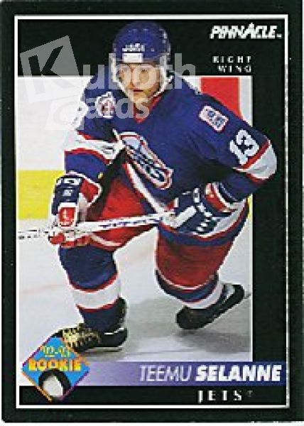 NHL 1992/93 Pinnacle - No 406 - Teemu Selanne