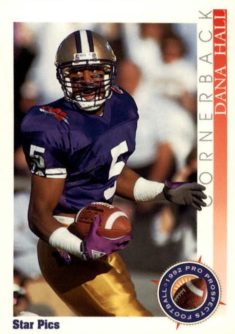NFL 1992 Star Pics - No 48 - Dana Hall