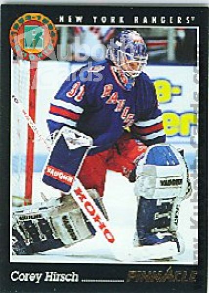 NHL 1993 / 94 Pinnacle Canadian - No 220 - Corey Hirsch