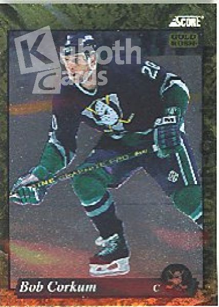 NHL 1993 / 94 Score Gold Rush - No 637 - Bob Corkum