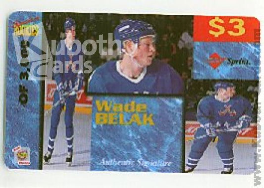 NHL 1996 Signature Rookies Sprint - No NN0 - Wade Belak