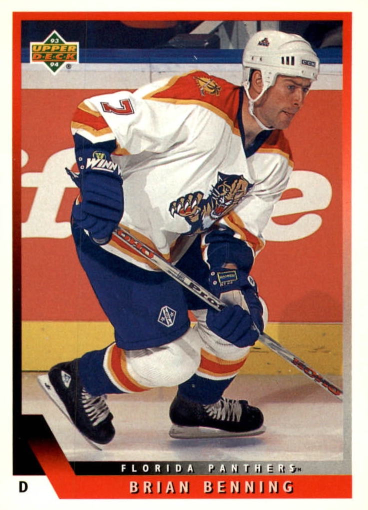 NHL 1993/94 Upper Deck - No 496 - Brian Benning