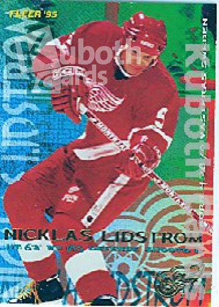 NHL 1994 / 95 Fleer - No 62 - Nicklas Lidstrom