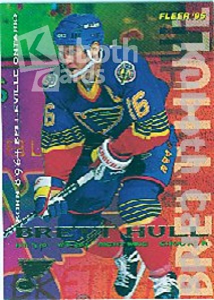 NHL 1994 / 95 Fleer - No 187 - Brett Hull