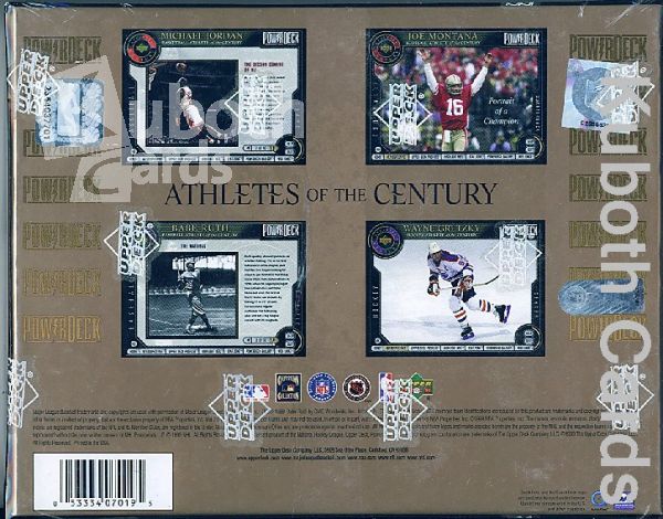 MLB/NBA/NFL/NHL 1999 Upper Deck Athletes of the Century
