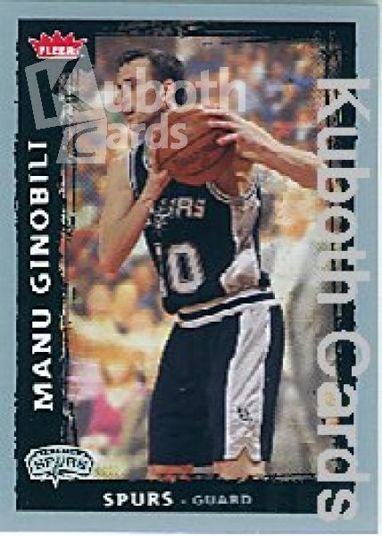NBA 2008/09 Fleer - No 117 - Manu Ginobili