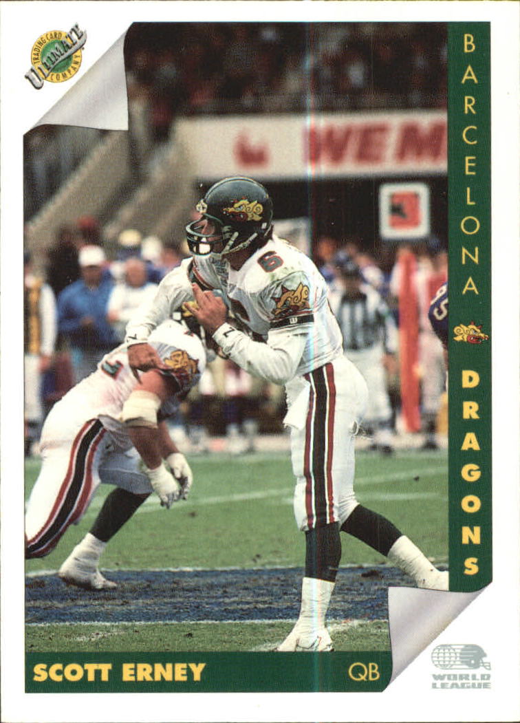 NFL 1992 Ultimate WLAF - No 4 - Scott Erney