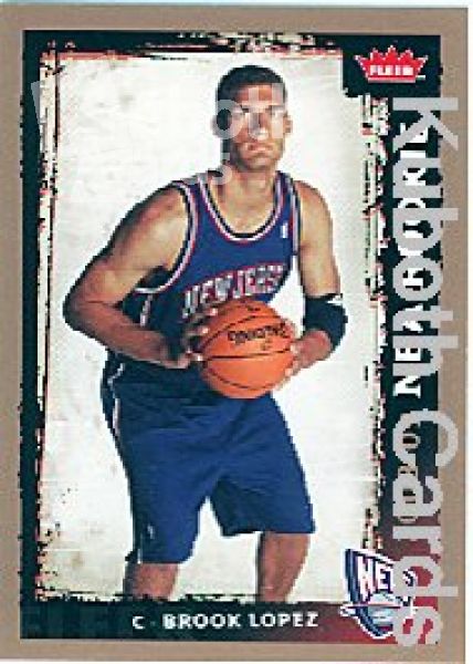 NBA 2008/09 Fleer - No. 210 - Brook Lopez