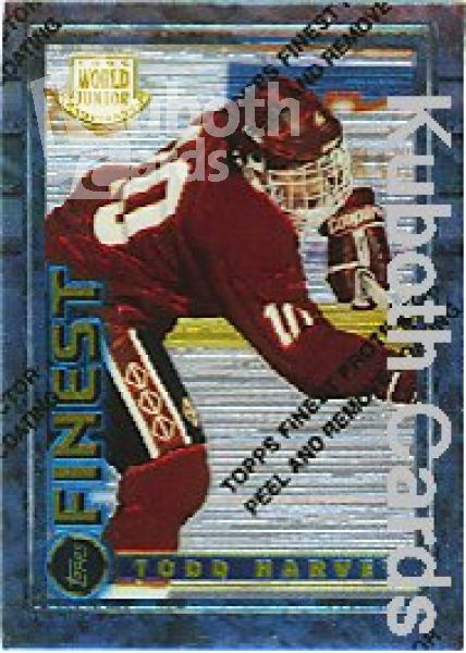 NHL 1994 / 95 Finest - No 160 - Todd Harvey