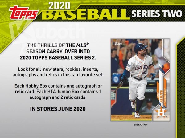 MLB 2020 Topps Serie 2 - Box
