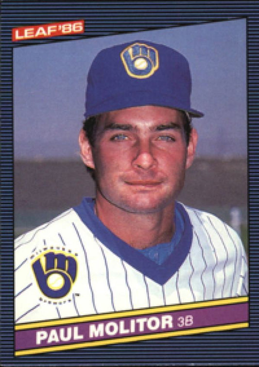 MLB 1986 Leaf/Donruss - No 70 - Paul Molitor